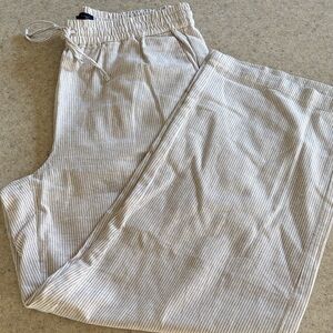 J.Crew wide leg linen pants
